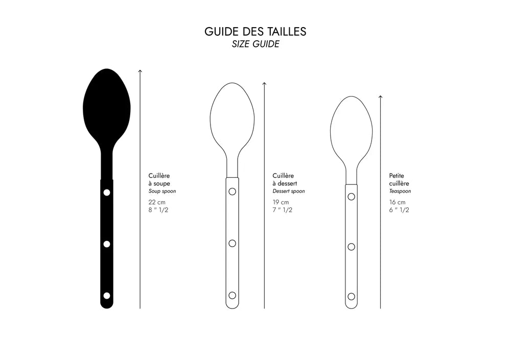 Bistrot Solid Soup Spoon -Various Colors