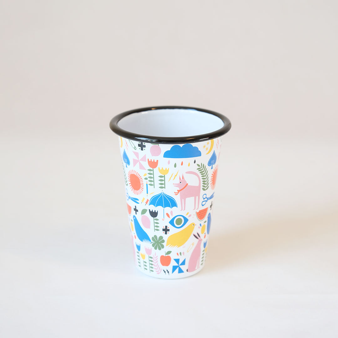 【Lisa Congdon x CCH】Pink Dog Tumbler 14oz