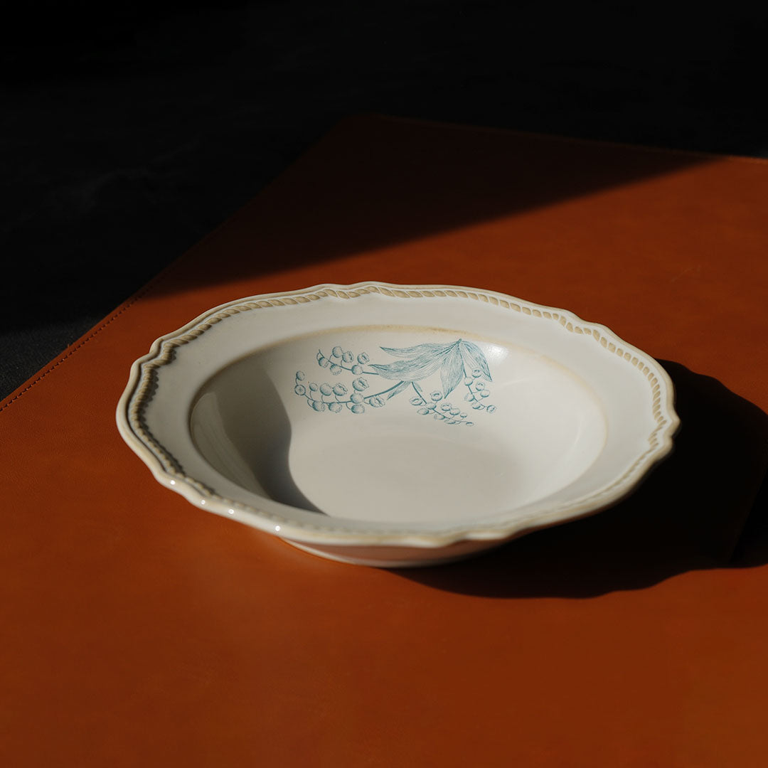 Round Plate 21.5cm 【Lily Of The Valley】
