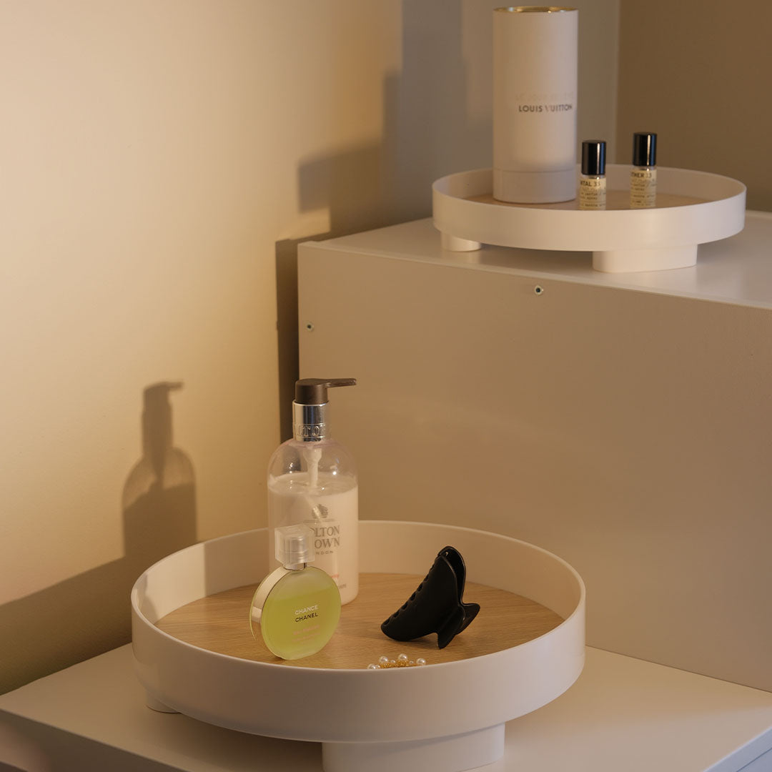 Small Round Wooden Tray