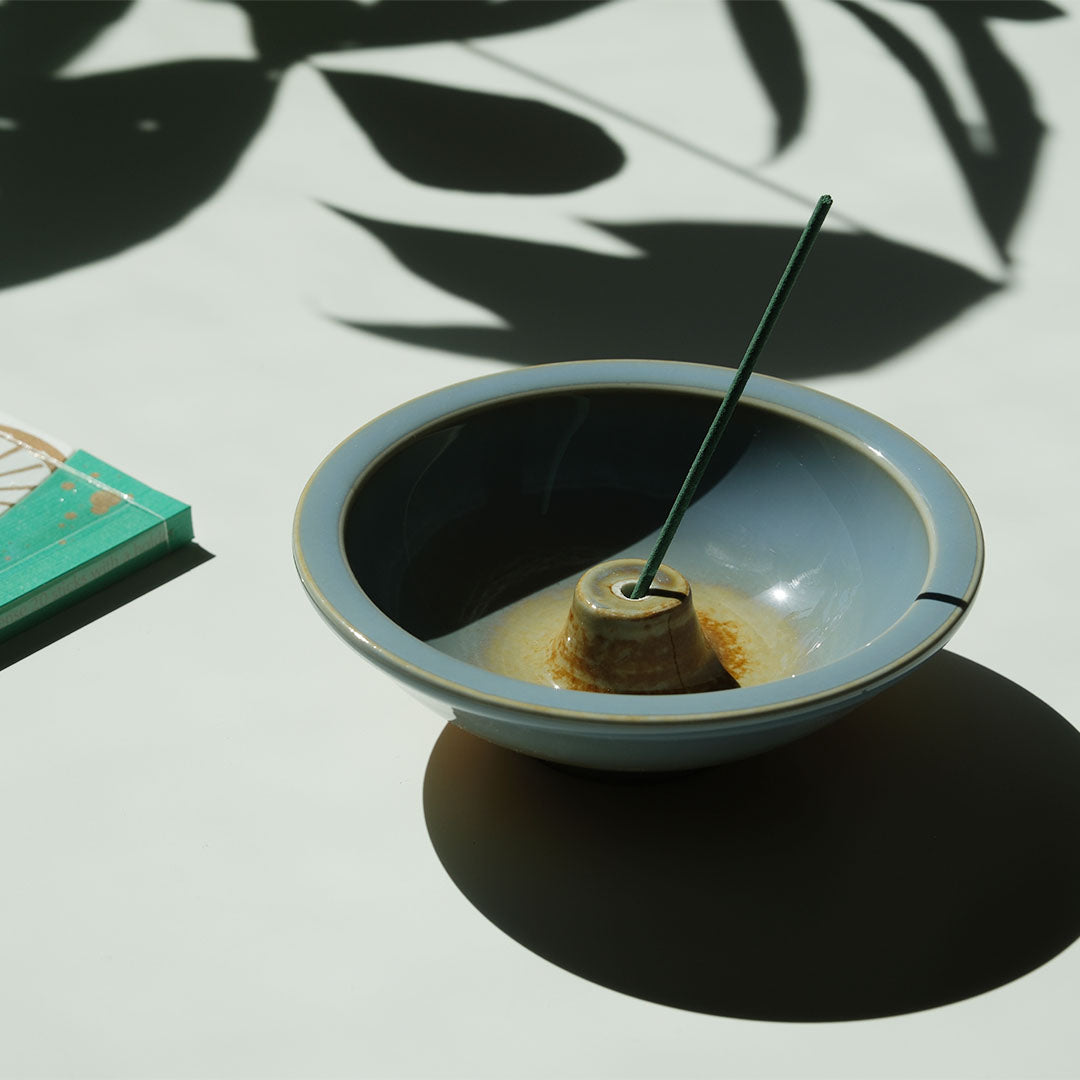 Wheel Incense Holder- Azure