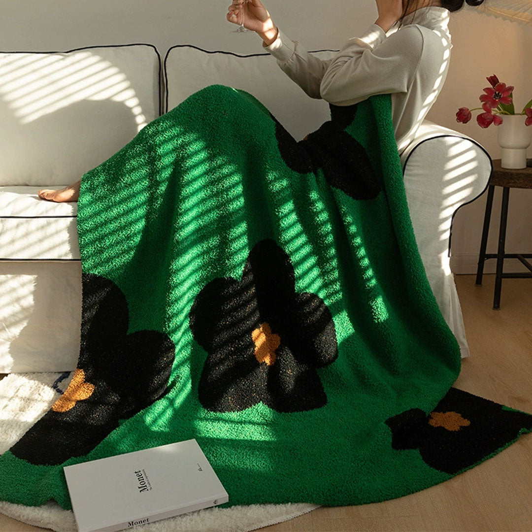 Sunflower Multifunctional Blanket Green
