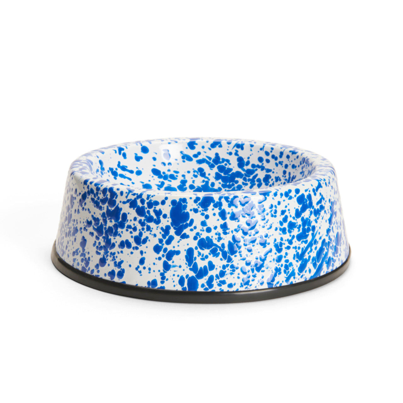 【Crow Canyon】 Splatter Large Pet Bowl -Blue