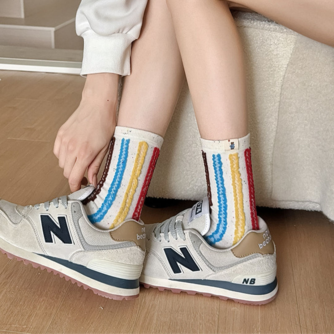 Colourful Stripe Socks