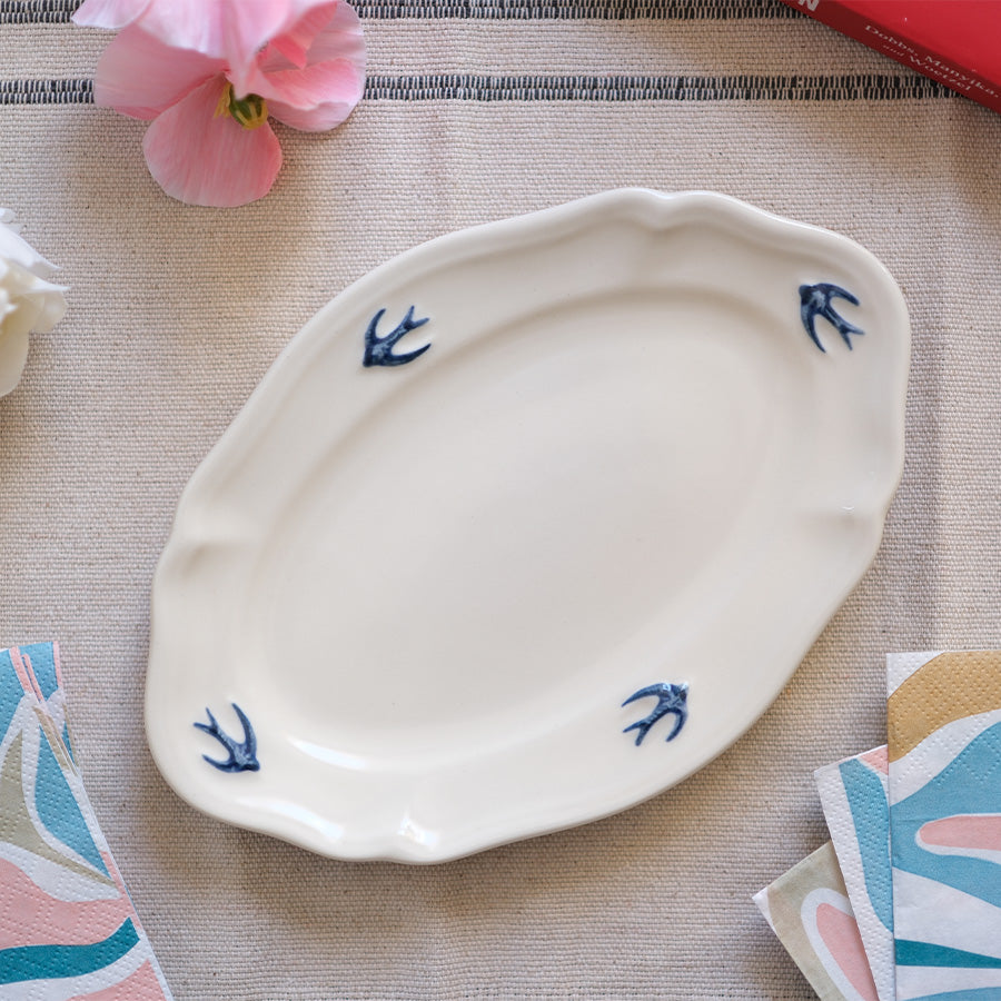 Early Bird- oval plate S