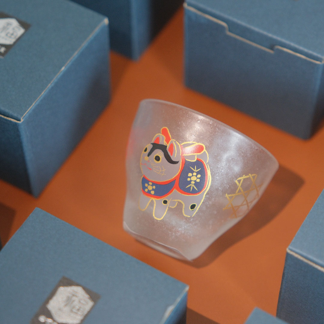 Aderia Dog Glass Cup【Lucky Zodiac】