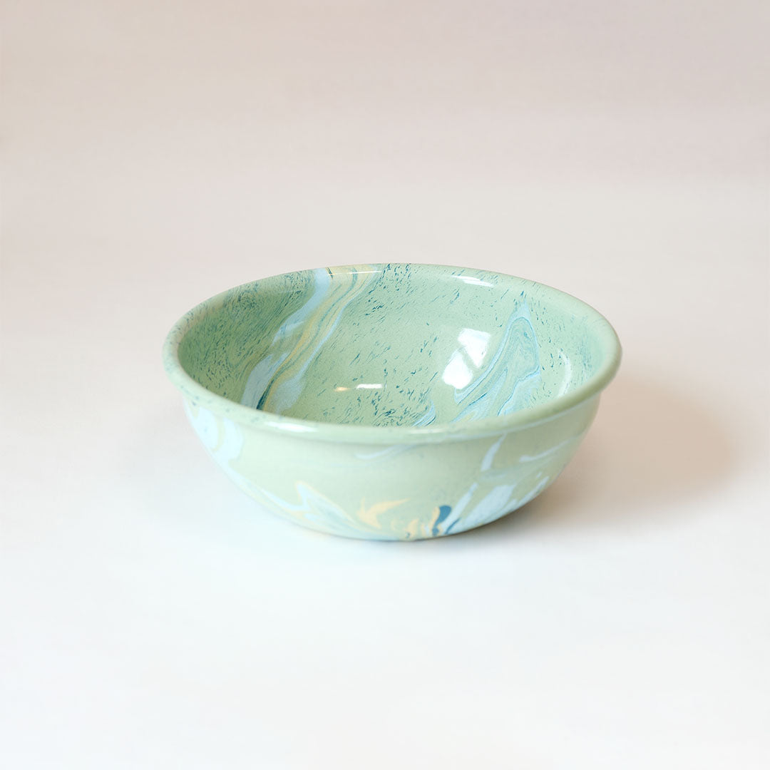 New Marble Cereal Bowl - Mint