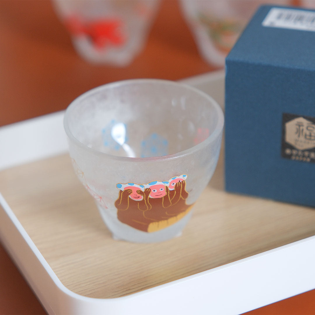 Aderia Monkey Glass Cup【Lucky Zodiac】