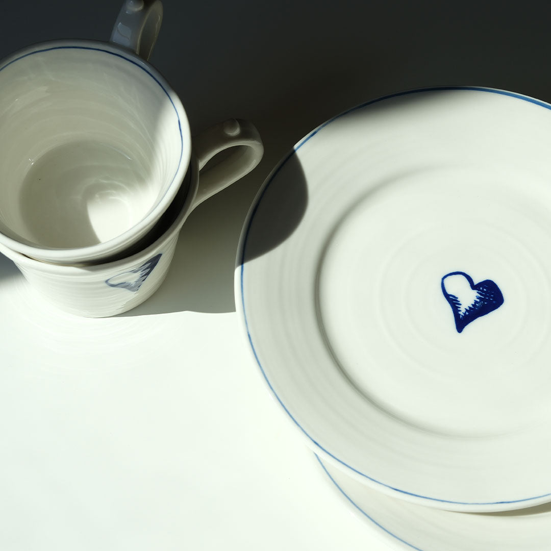 【&k】Mug Anouk Heart Large - Set of 2