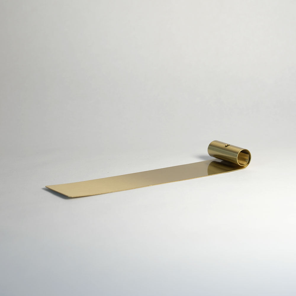 Brass Long Incense Holder – Plain