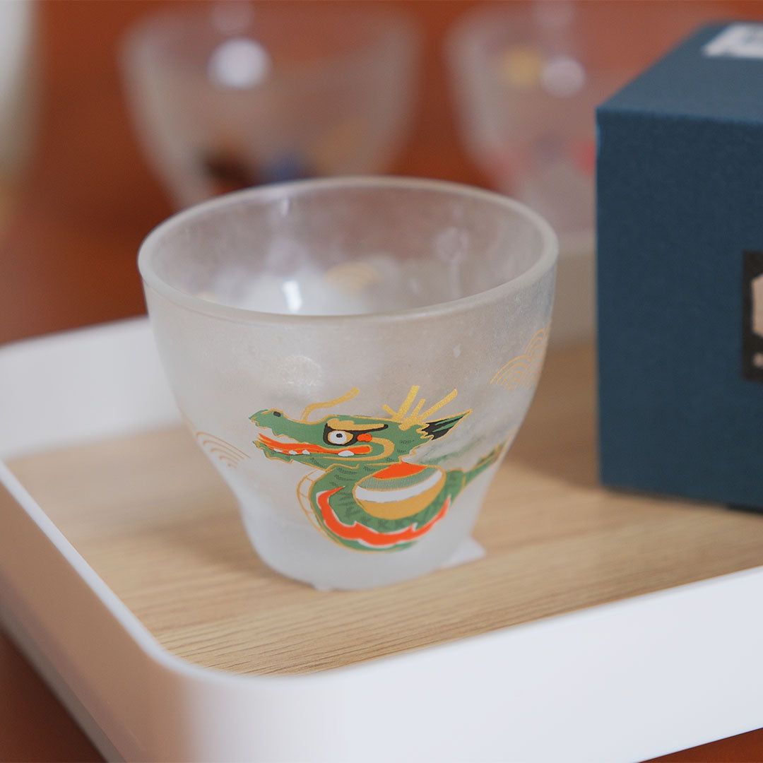 Aderia Dragon Glass Cup【Lucky Zodiac】