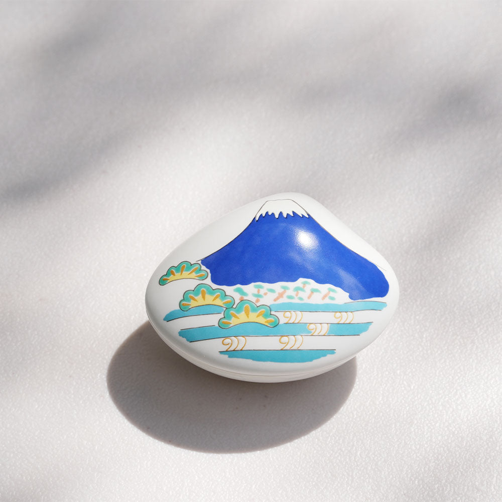 Shell-shaped incense Holder -Mount Fuji