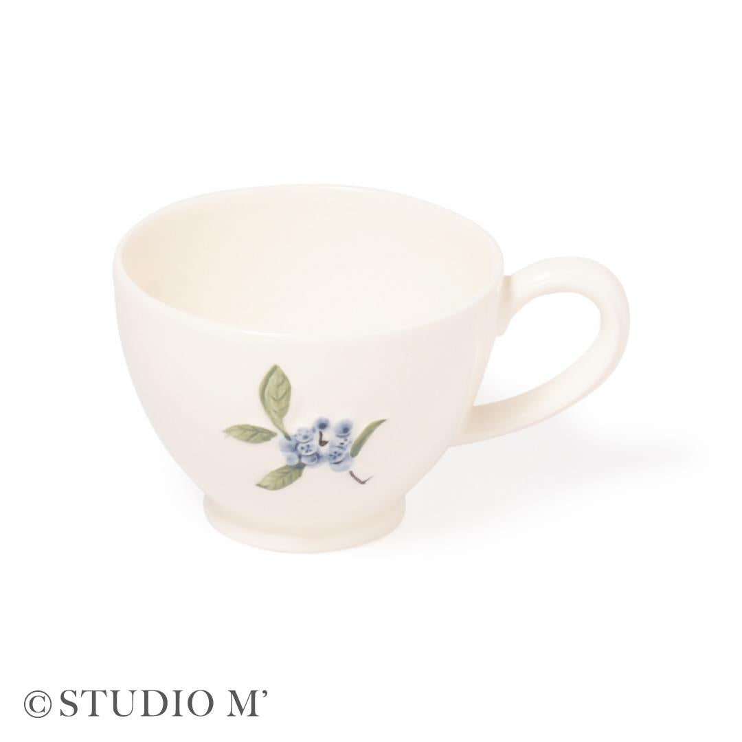 Myrtille - cup with saucer