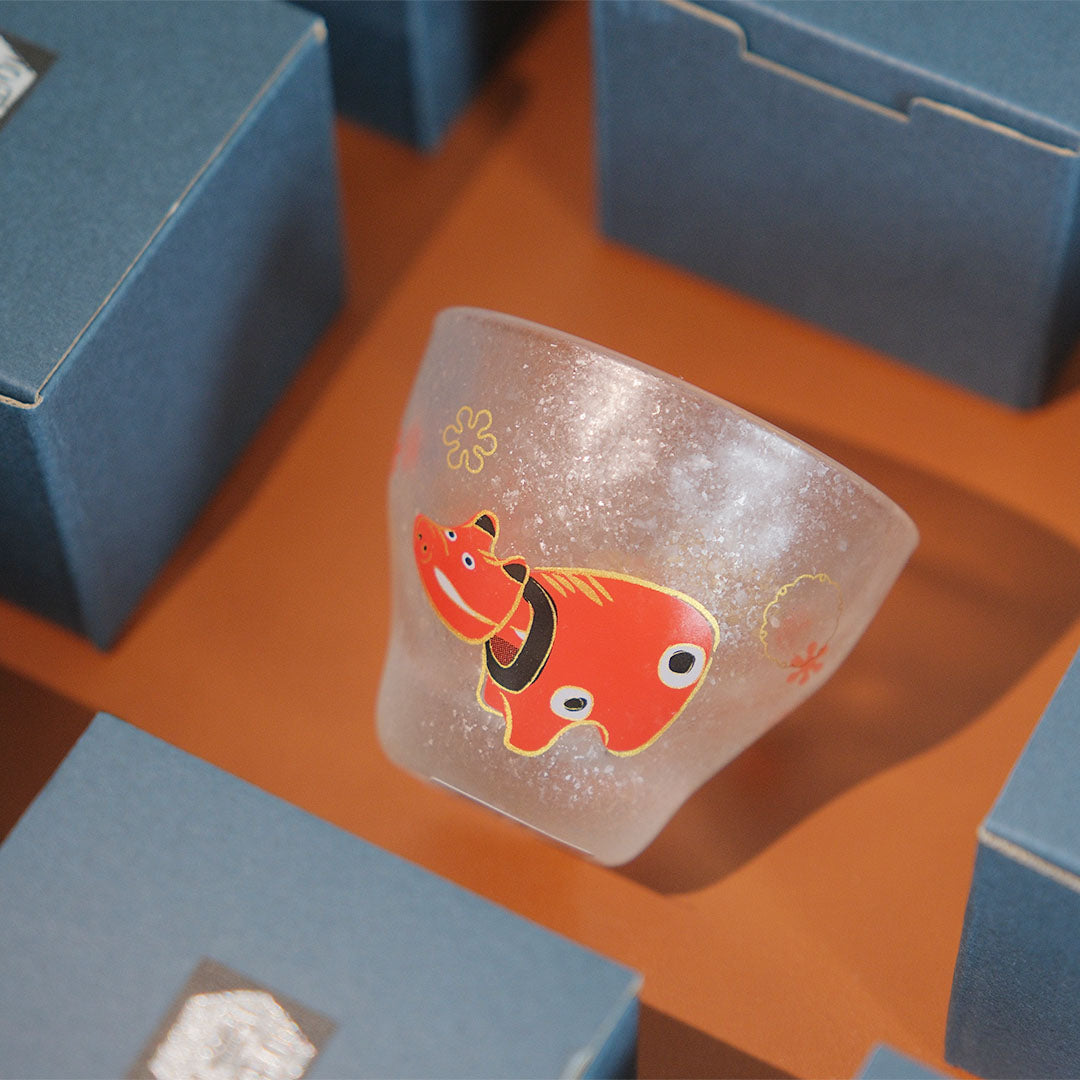 Aderia Ox Glass Cup【Lucky Zodiac】