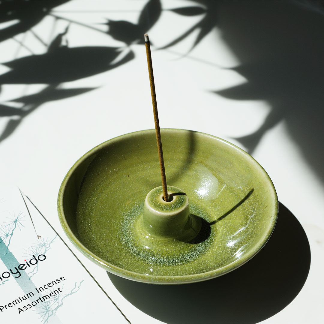 Wheel Incense Holder- Olive