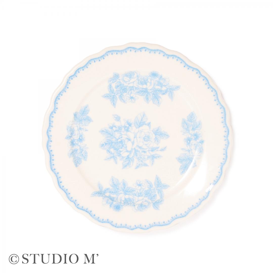 Still Rose- dessert plate