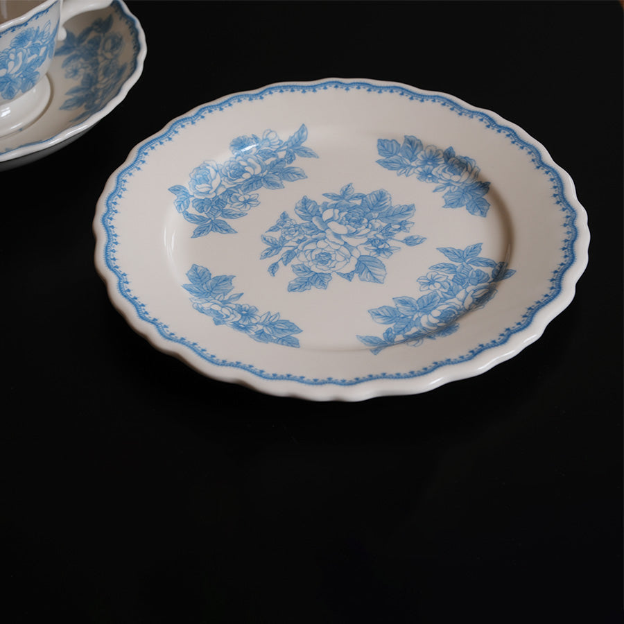 Still Rose- dessert plate
