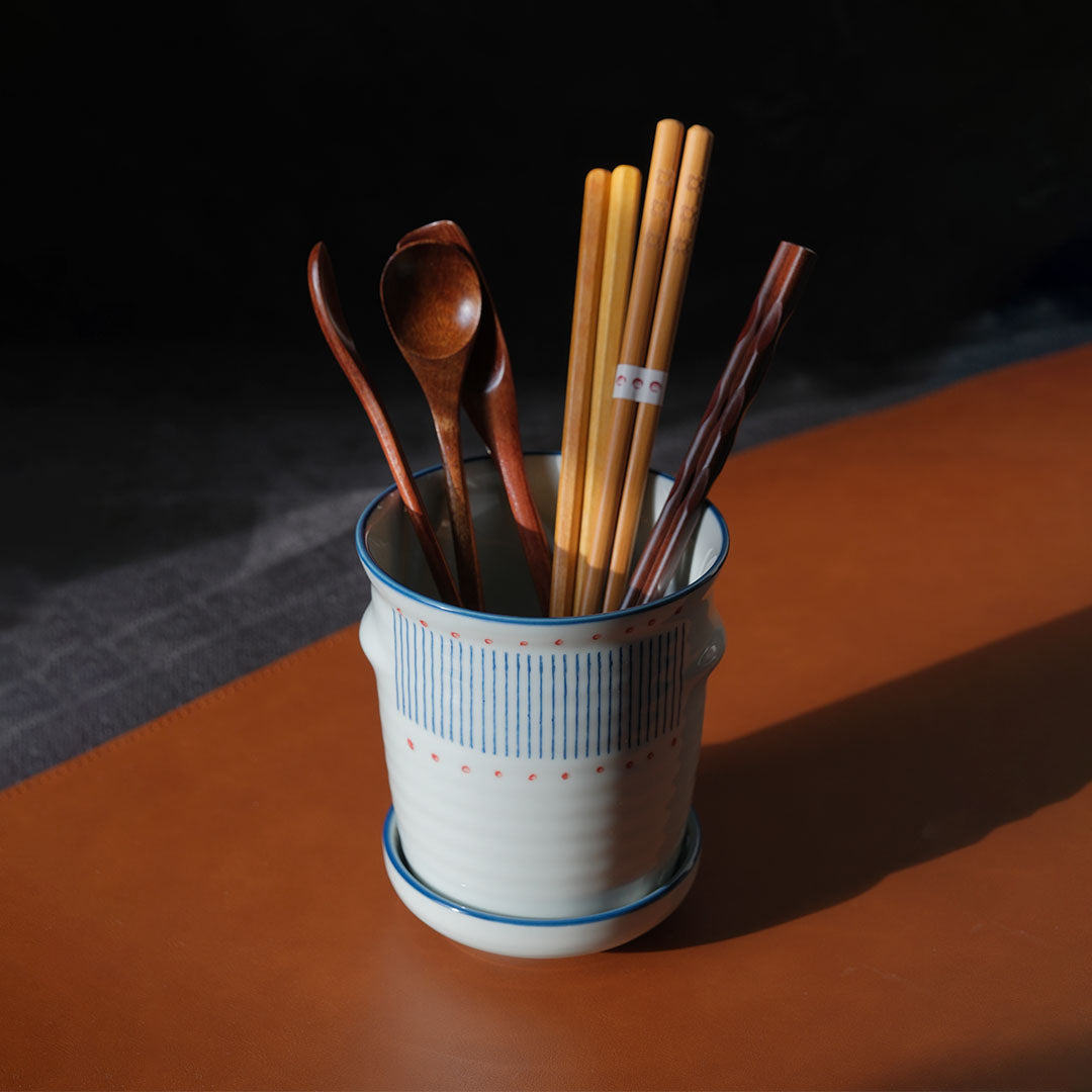 Fishing Light Ceramic Chopstick Holder & Base