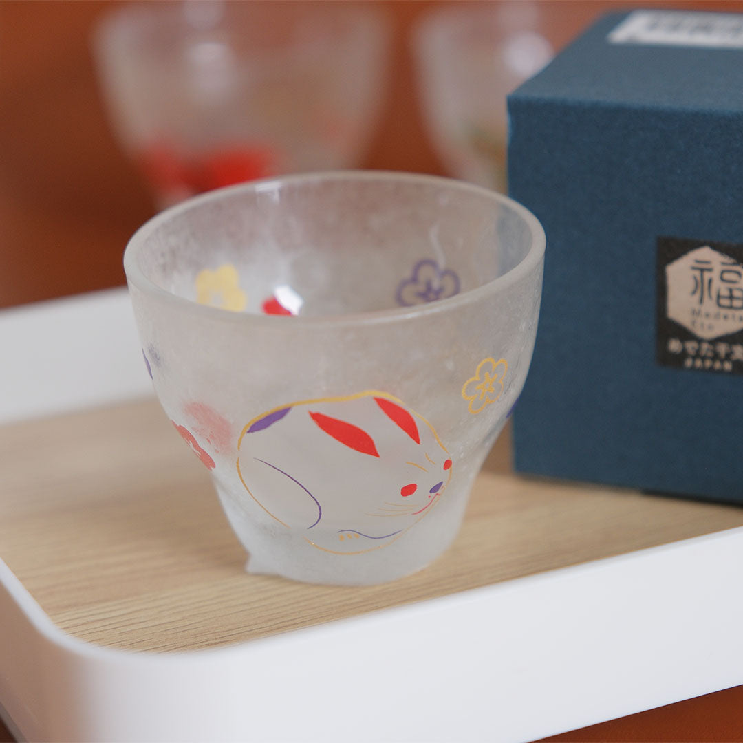 Aderia Rabbit Glass Cup【Lucky Zodiac】