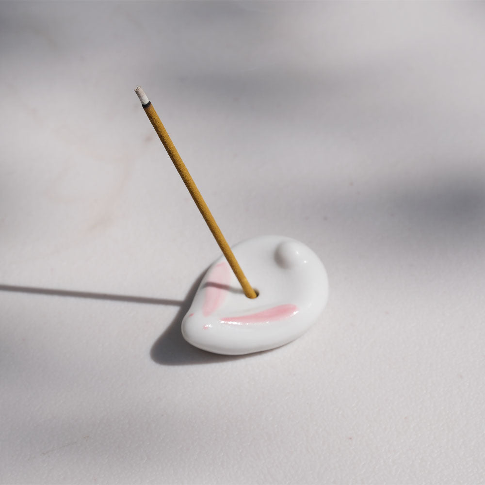 Looking Up Rabbit Incense Holder