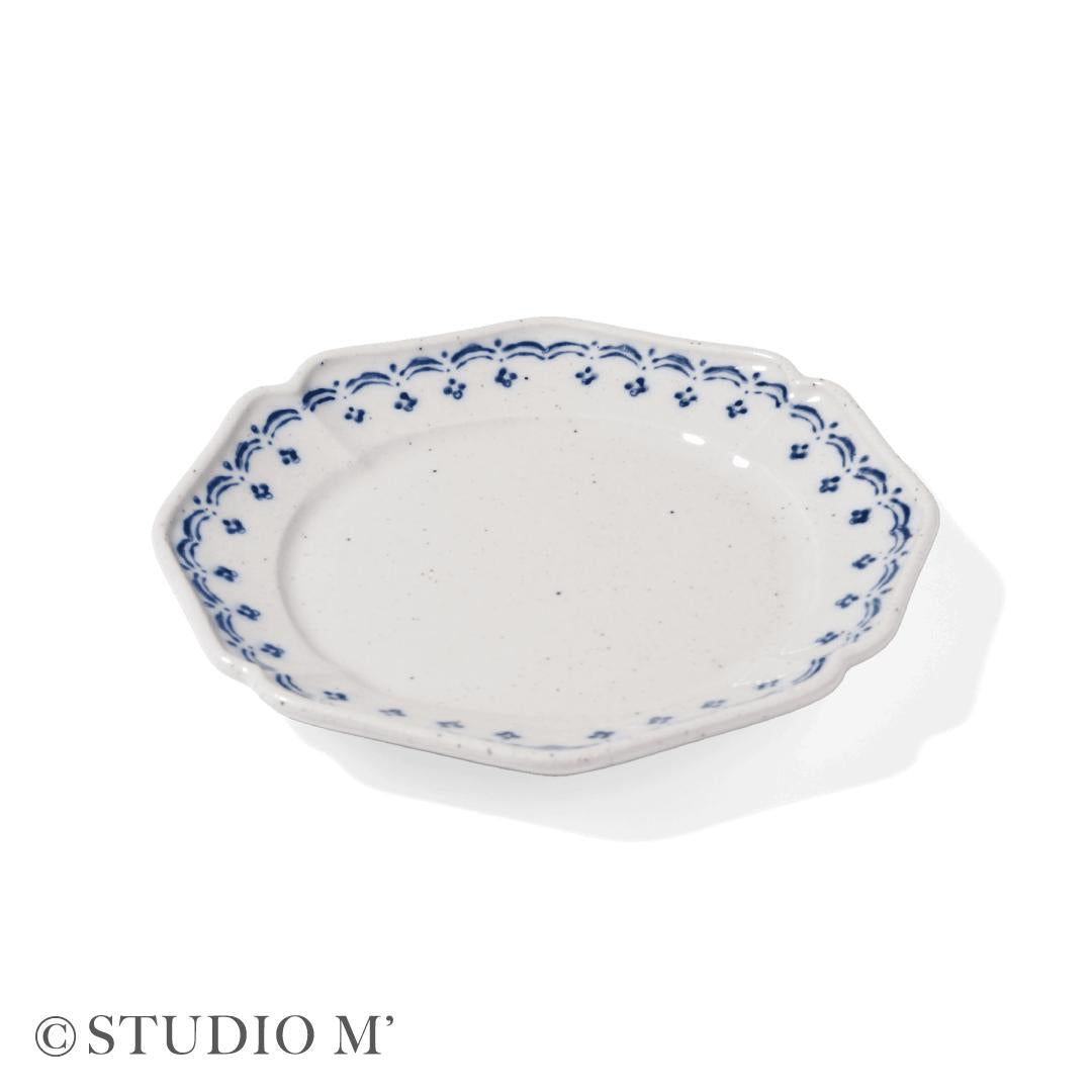 Vignette - dessert Plate blue