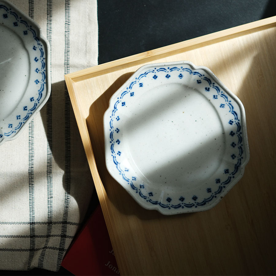 Vignette - dessert Plate blue