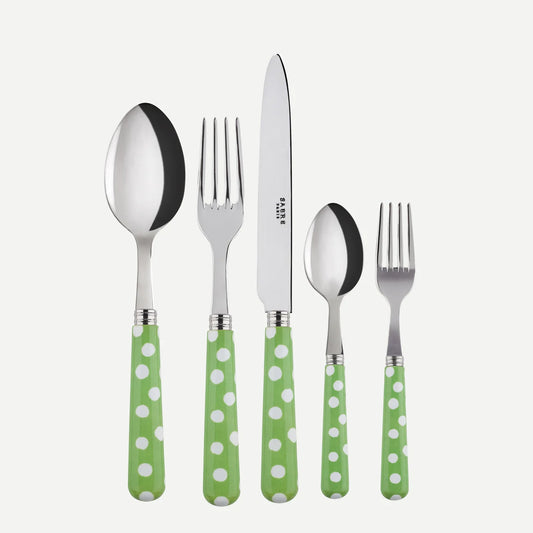 White Dots, Garden Green