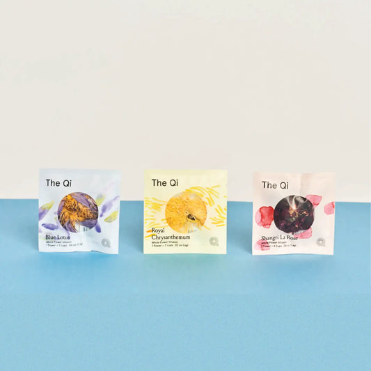 The Qi Popular Flower Teas Tasting Set