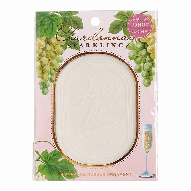 Chardonnay（White Grape) Sparkling Fragrance Rubber Ornament