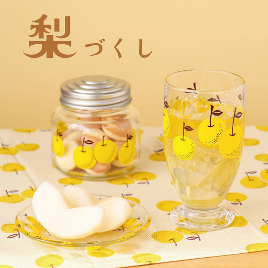 Aderia Retro Pedestal Glass Pear