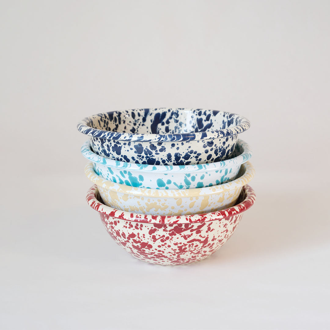 【Crow Canyon】Splatter Cereal Bowl (Various Colors)