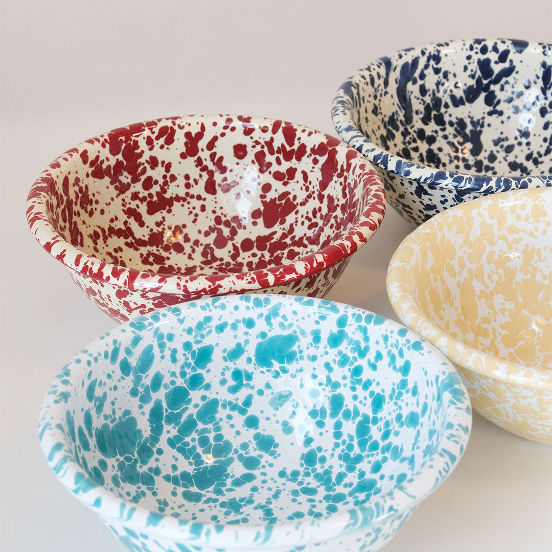 【Crow Canyon】Splatter Cereal Bowl (Various Colors)