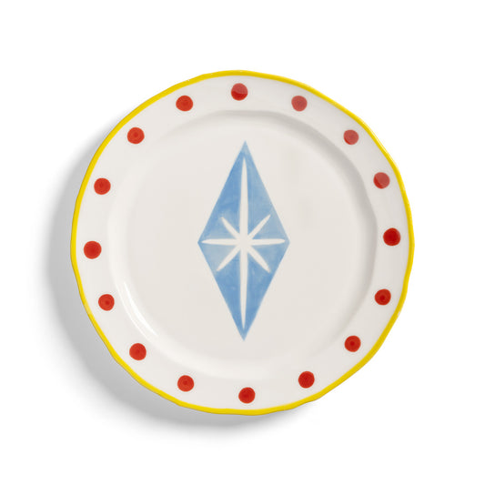【&k】Plate Festivo Large Rhombic