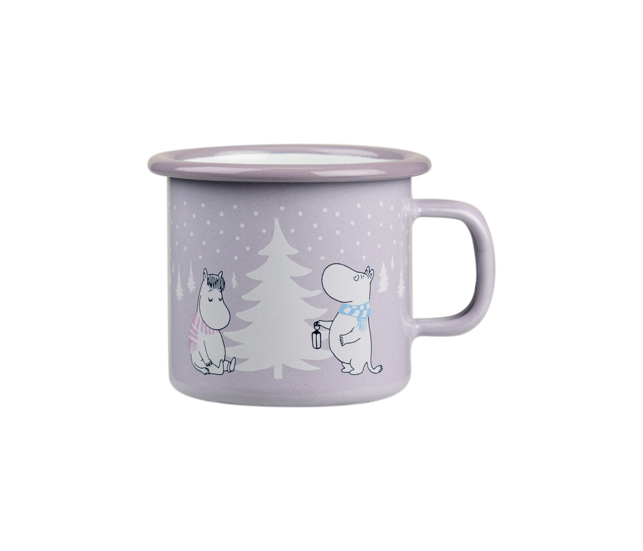 Moomin Enamel Mug Snowfall 250ml