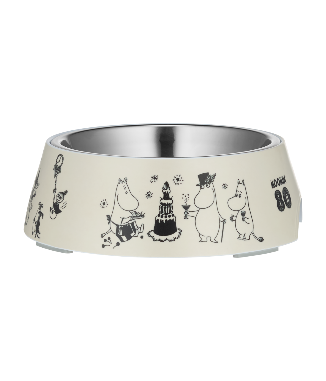 Moomin 80 Limited for Pets Food Bowl M