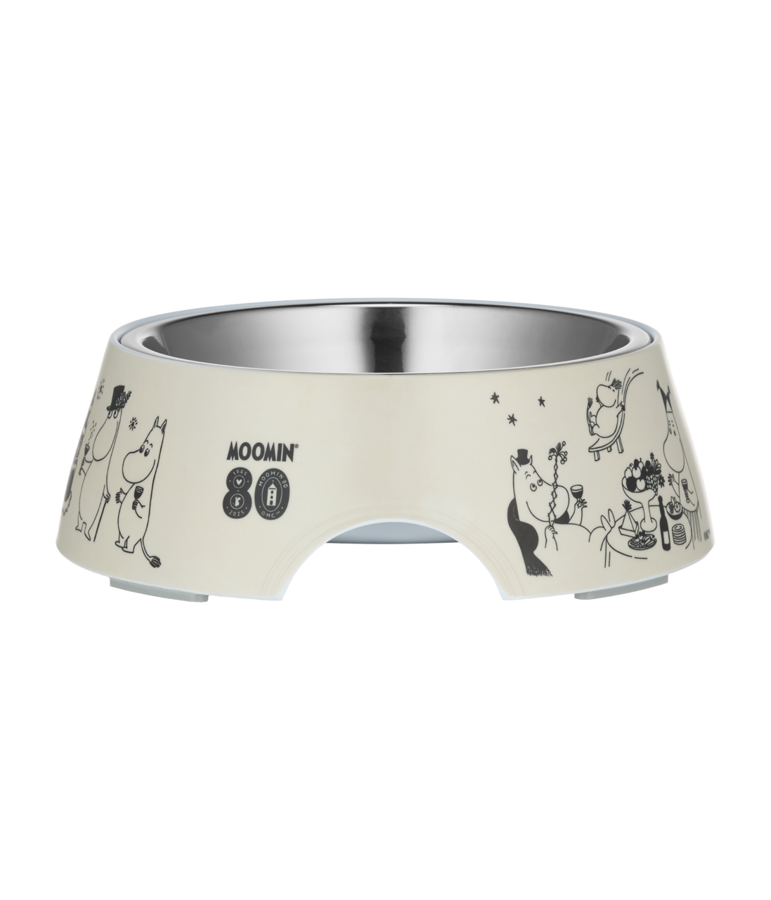 Moomin 80 Limited for Pets Food Bowl M