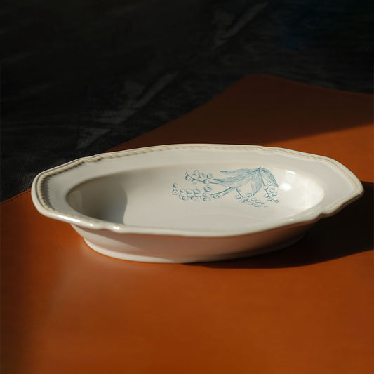 Oval Plate 25.5cm【Lily Of The Valley】