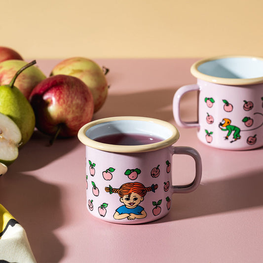 Pippi Enamel Mug Fruits 250ml