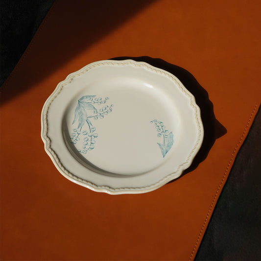 Round Plate 20cm【Lily Of The Valley】