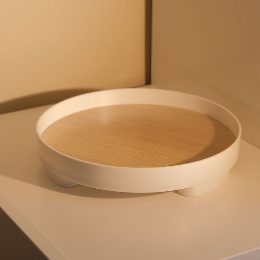 Small Round Wooden Tray