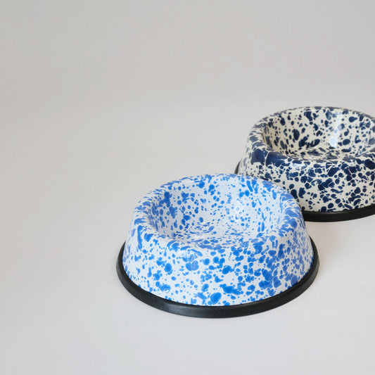 【Crow Canyon】Splatter Small Pet Bowl (Various Colors)