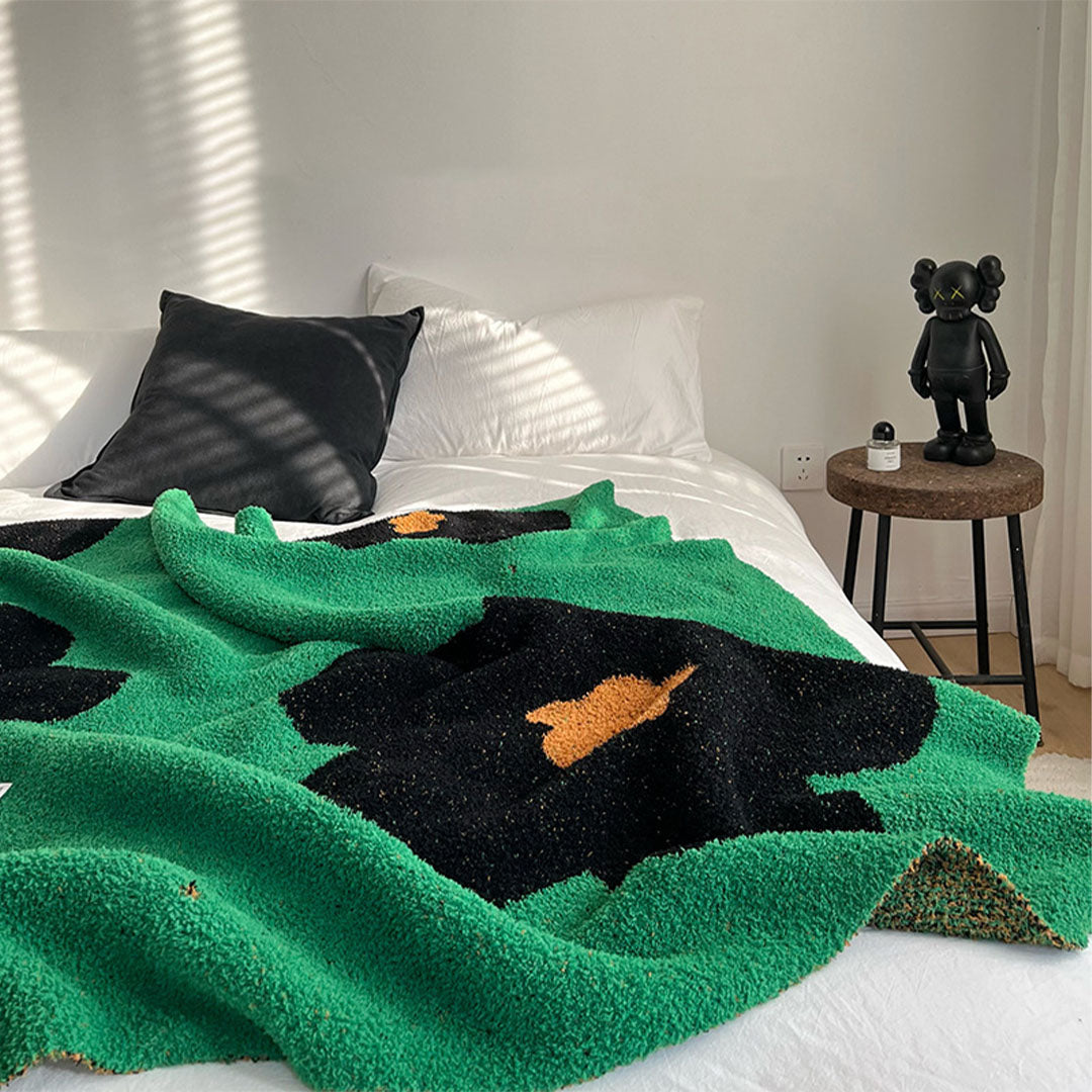 Sunflower Multifunctional Blanket Green
