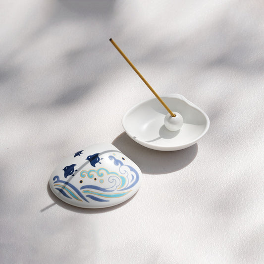 Shell-shaped incense Holder -Plover