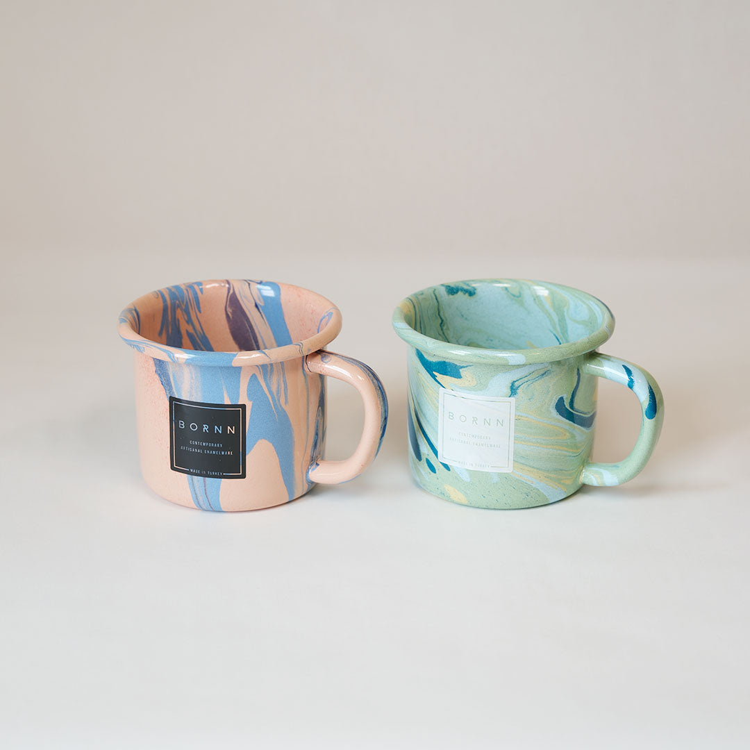 New Marble Large Mug - Mint