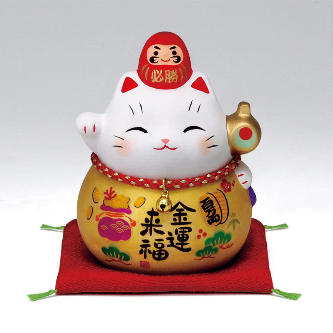 Victory Daruma Lucky Cat