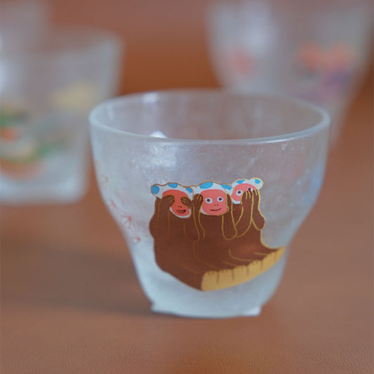 Aderia Monkey Glass Cup【Lucky Zodiac】