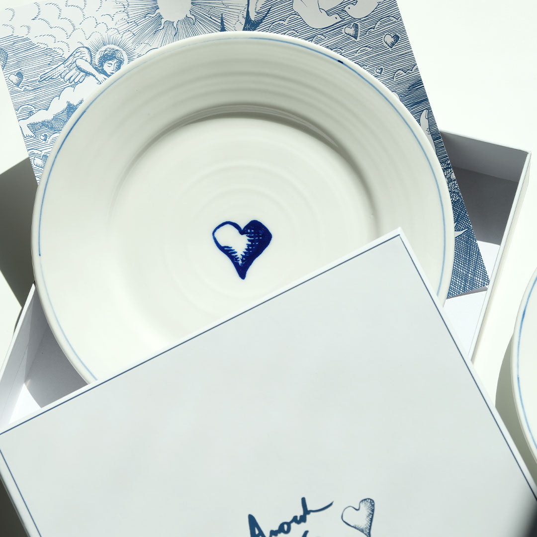 【&k】Plate Anouk Heart - Set of 2