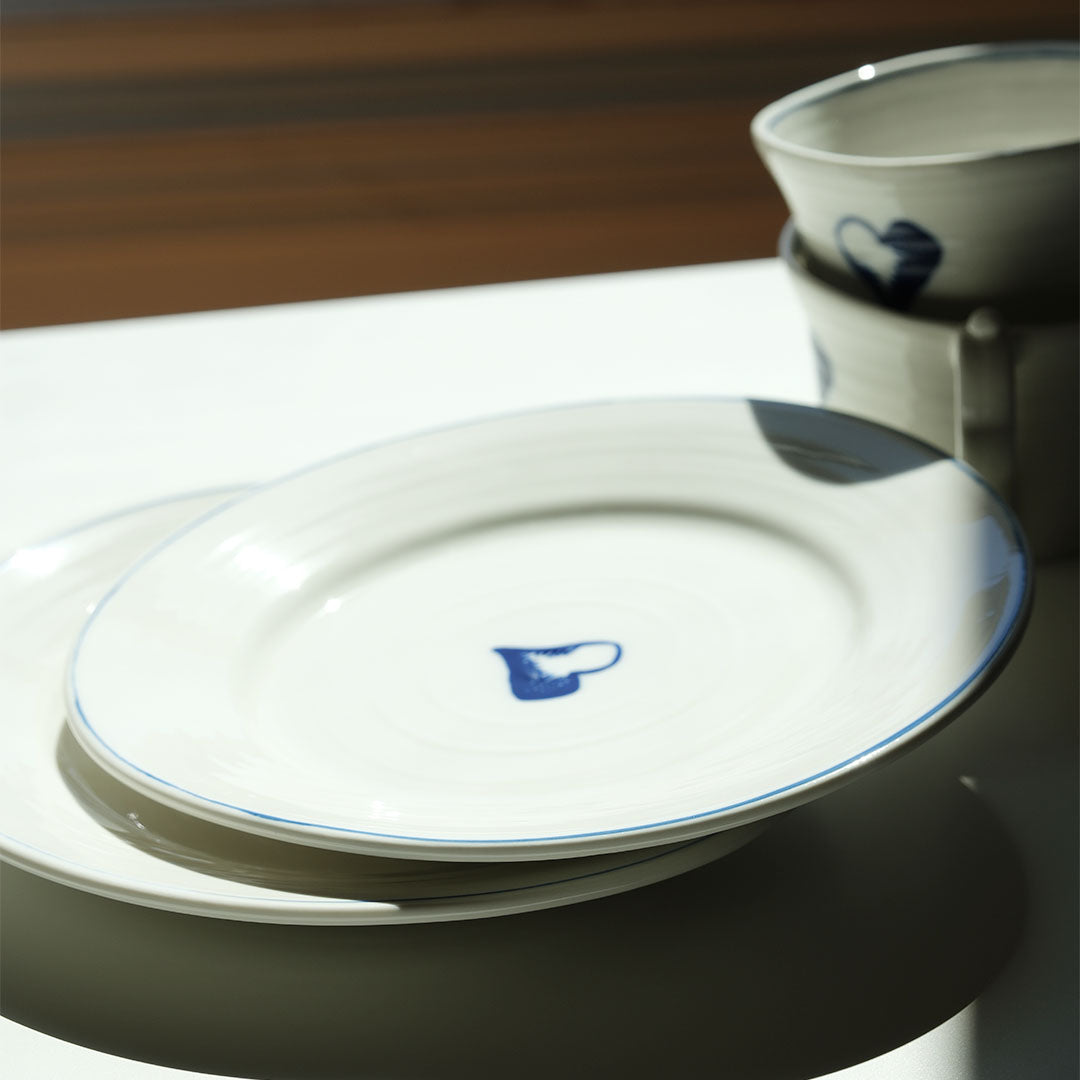 【&k】Plate Anouk Heart - Set of 2