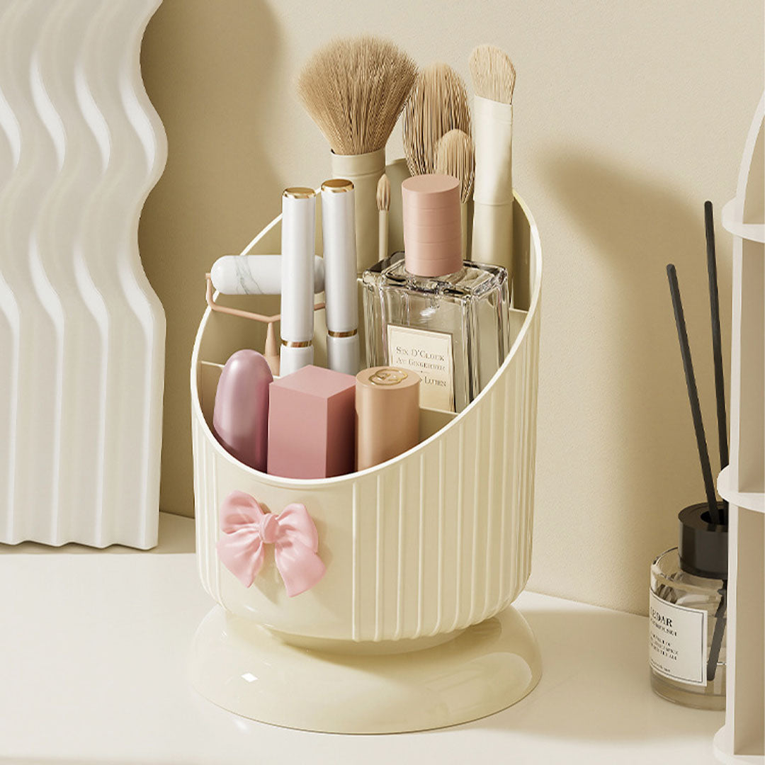 Cream White Beauty Organizer