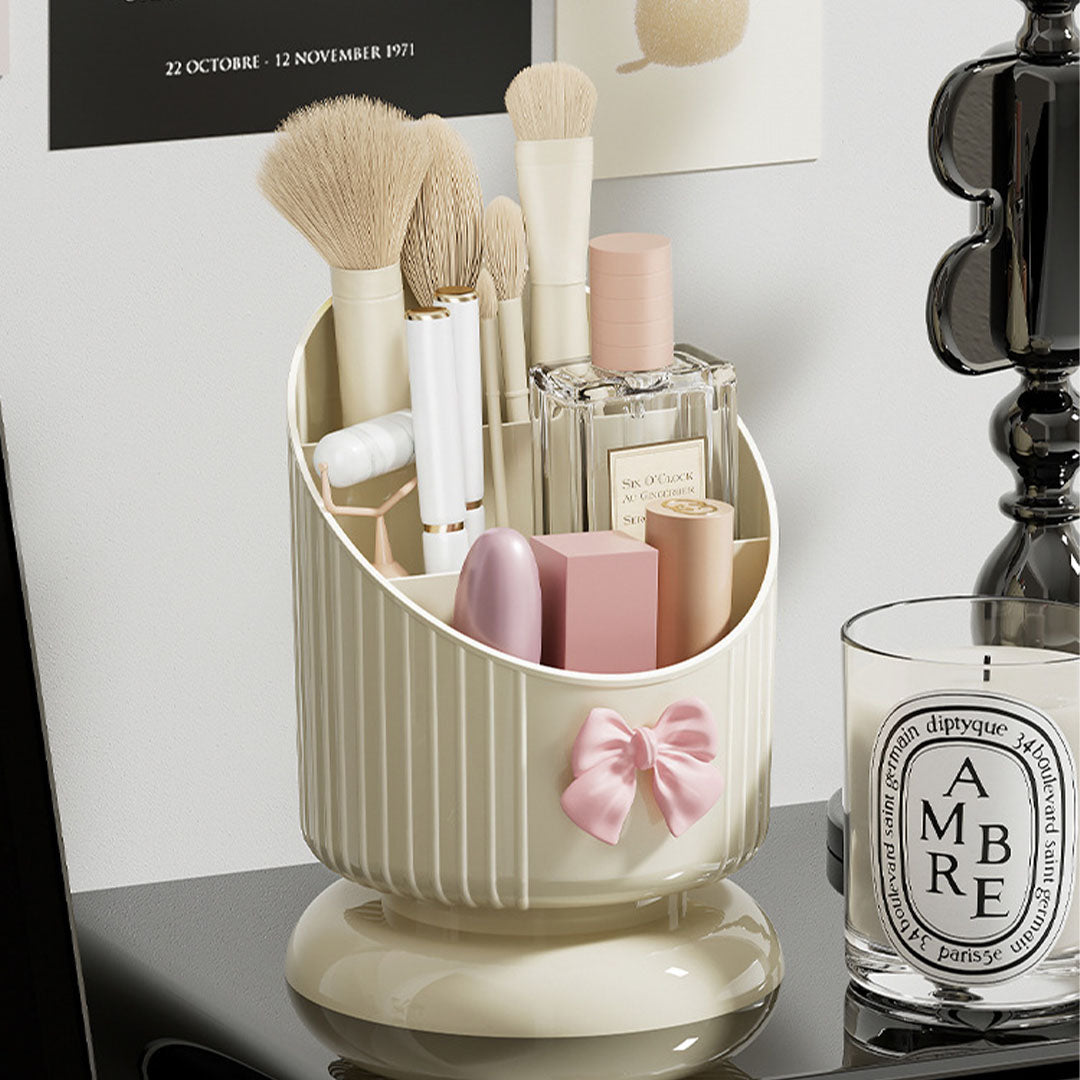 Cream White Beauty Organizer